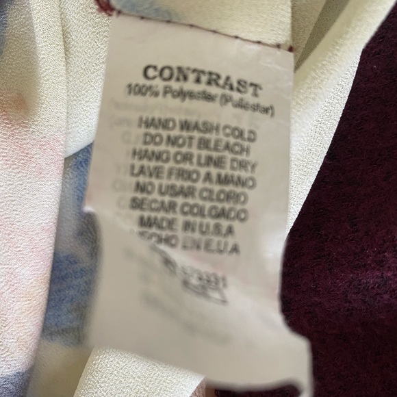 Sheer floral top - Picture 5 of 8